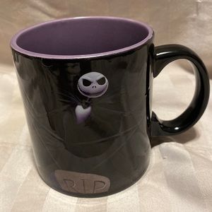 Disney Nightmare before Christmas Jack Skellington in graveyard coffee cocoa mug